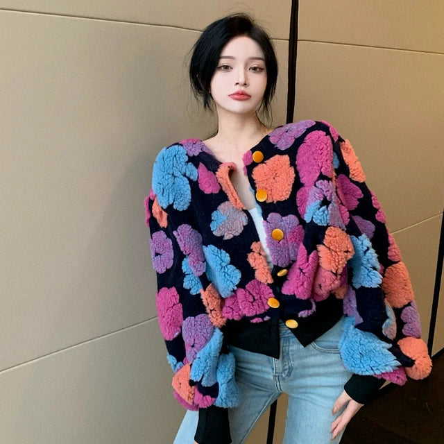 Leayama | Gilet brodé fleuri pour femmes