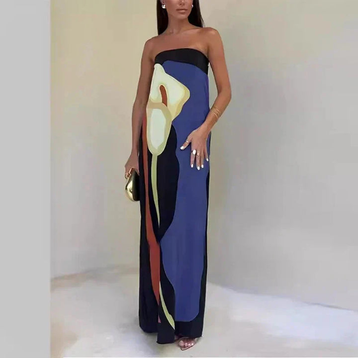 Riarrasa | Robe Tube Décontractée à Imprimé Avocat pour Femmes