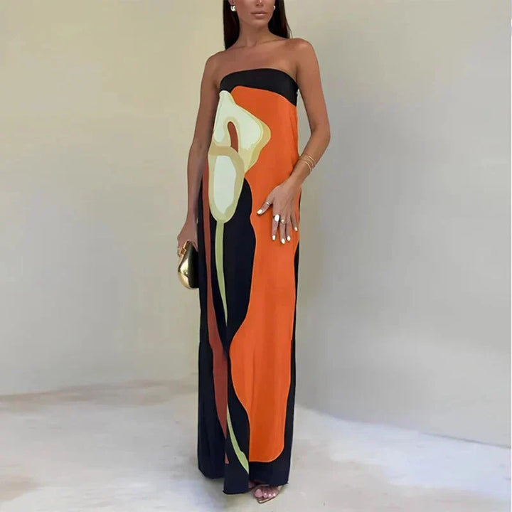 Riarrasa | Robe Tube Décontractée à Imprimé Avocat pour Femmes
