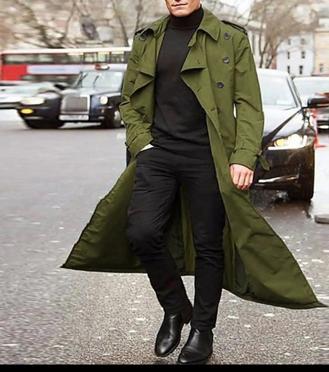 Saayam | Trench-coat élégant imperméable pour hommes