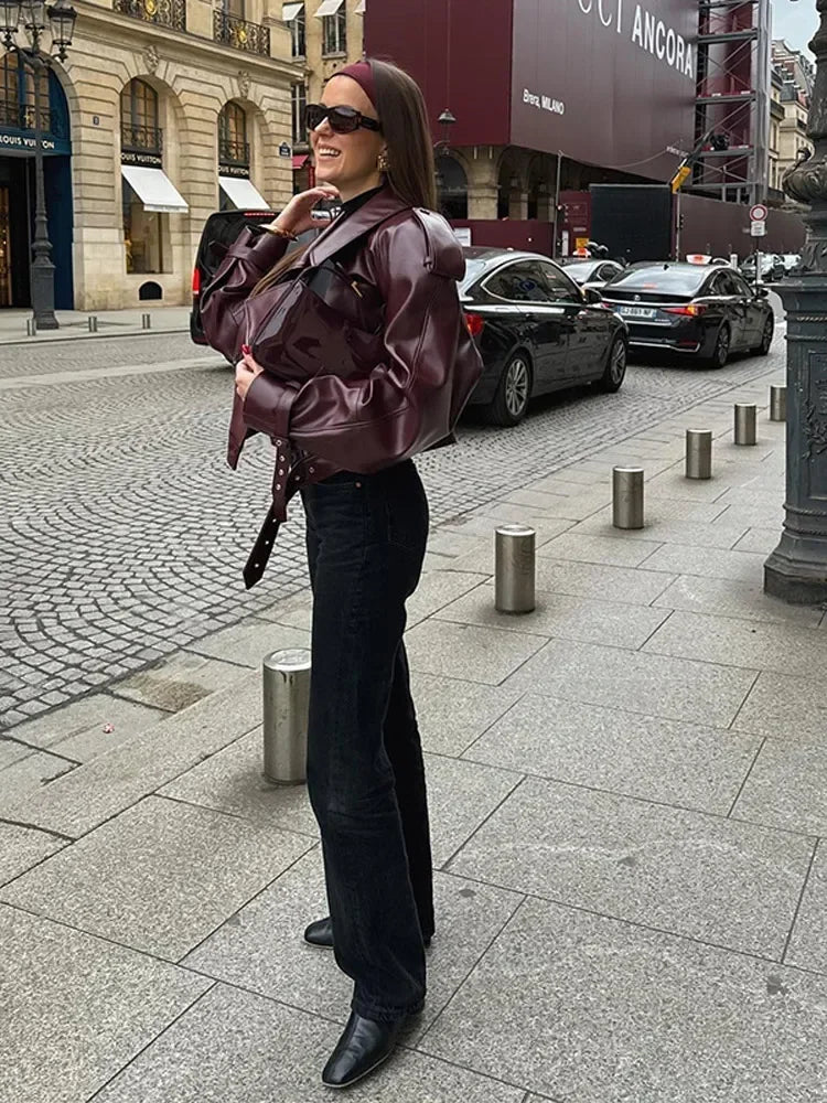 Roarala | Veste en cuir tendance pour femmes