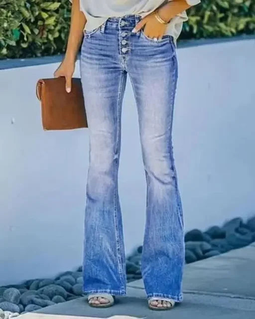 Molia | Jean évasé tendance pour femmes
