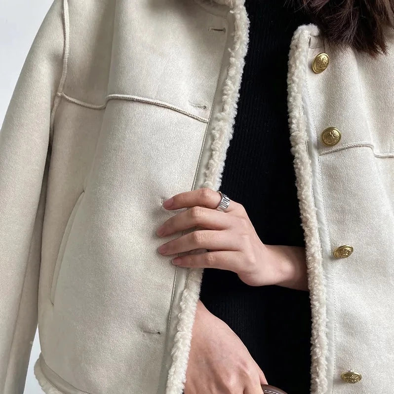 Maenasa | Veste de charme d'hiver en daim luxueux