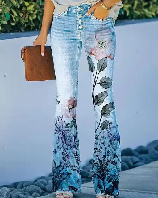 Molia | Jean évasé tendance pour femmes