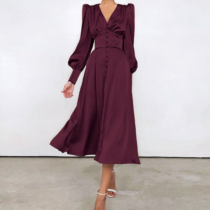 Noellema | Robe satinée élégante pour femmes