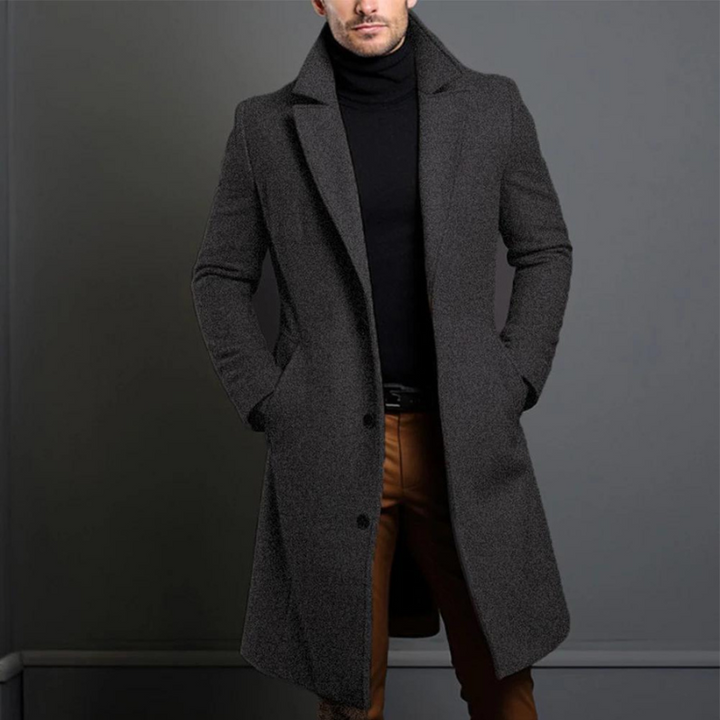 Silinex | Manteau Long Hiver Décontracté pour Hommes