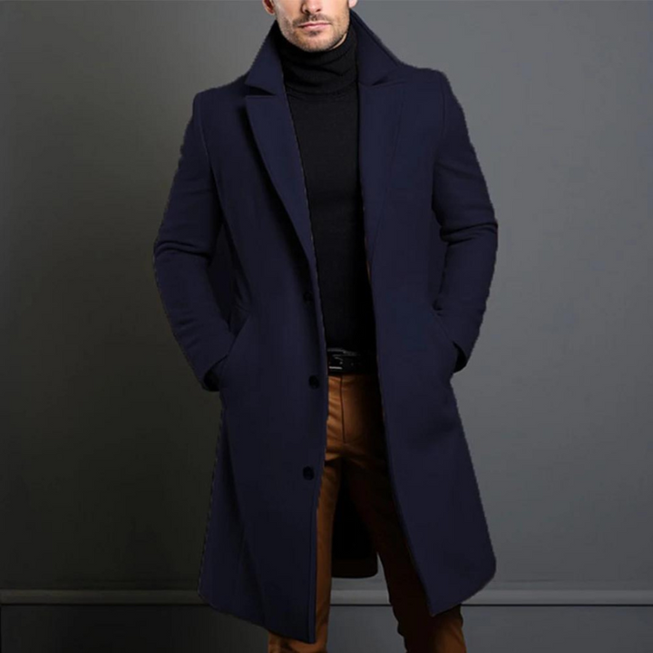 Silinex | Manteau Long Hiver Décontracté pour Hommes