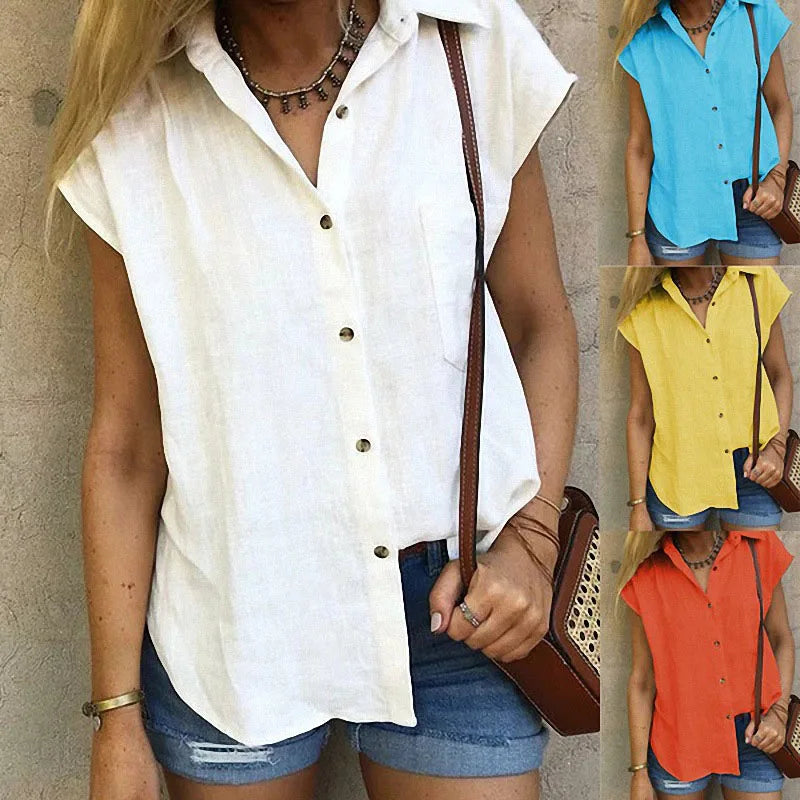 Saarrara | Chemise en lin sans manches