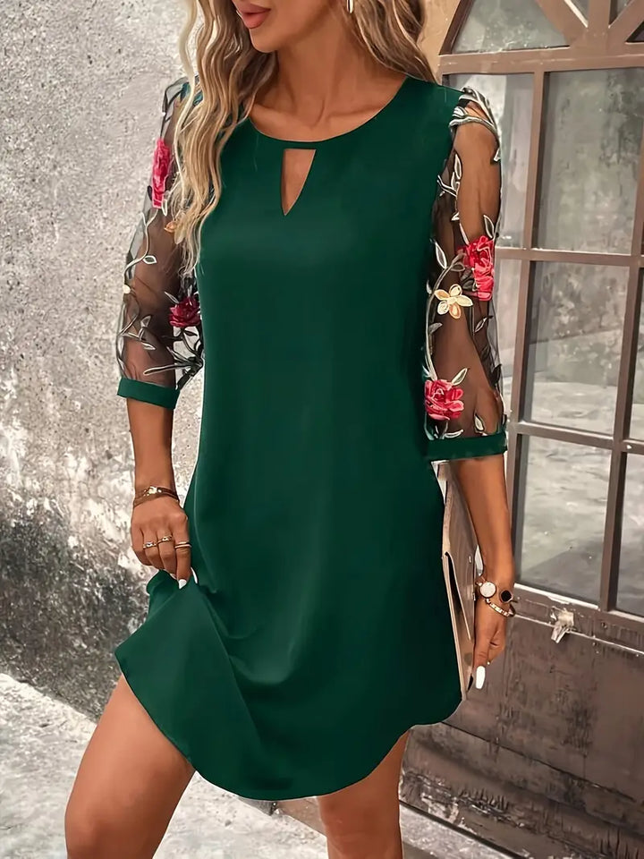 Veettala | Élégante Robe Estivale Fleurie pour Femmes