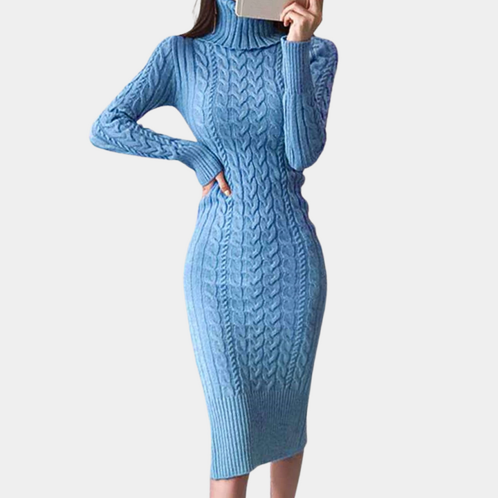 Oellera | Robe pull en maille décontractée pour femmes