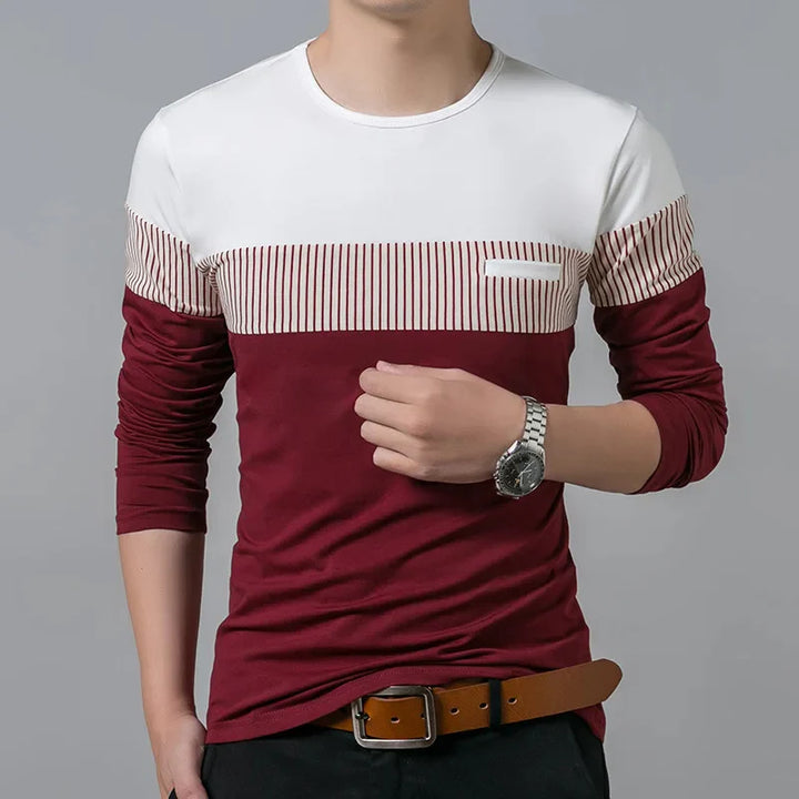 Roanan | T-shirt manches longues stylé pour hommes