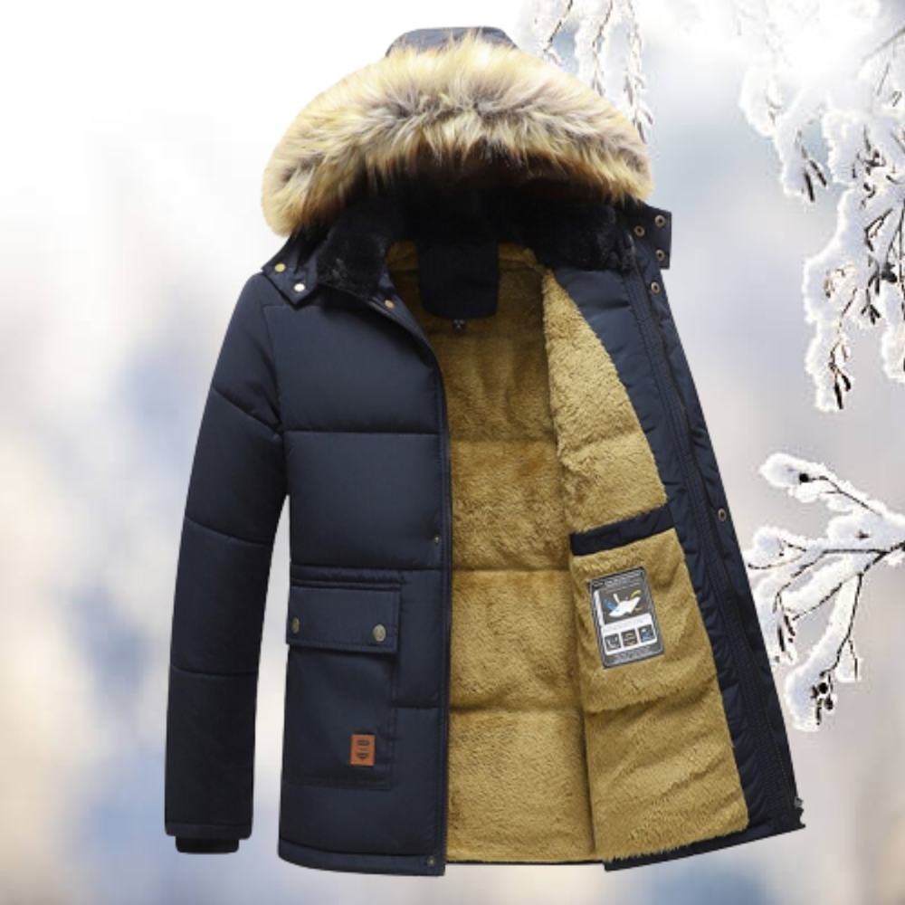 Lueller | Parka coupe-vent avec capuche en fourrure