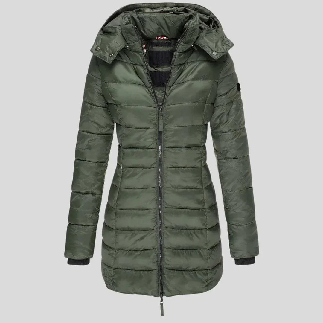 Eliaxa | Veste matelassée chaude avec capuche pour femmes