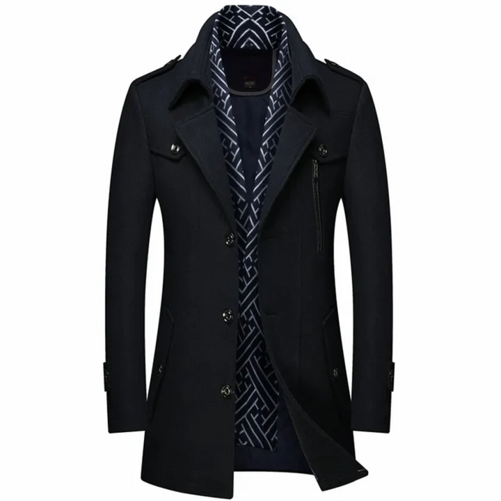 Veaynen | Manteau long homme noir