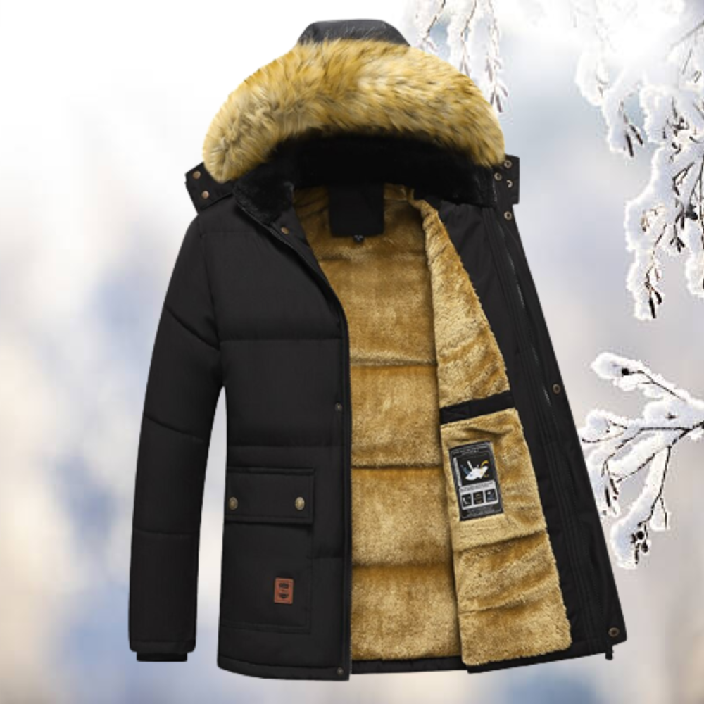 Lueller | Parka coupe-vent avec capuche en fourrure