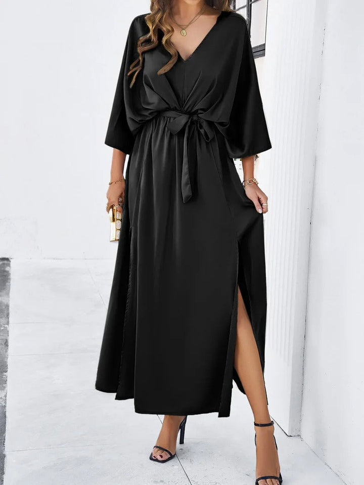 Leelleasa | Robe de printemps avec décolleté en V