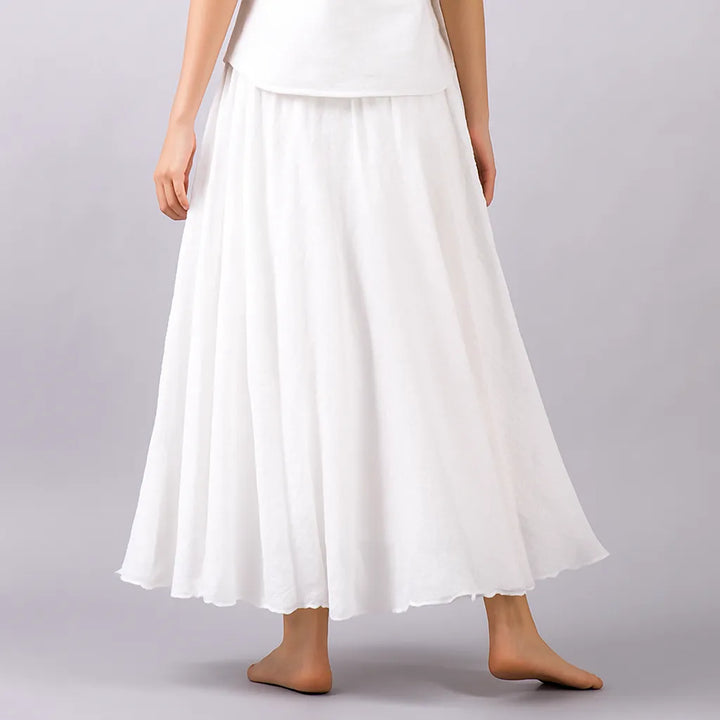 Reliara Plissée Maxi Jupe – Vera