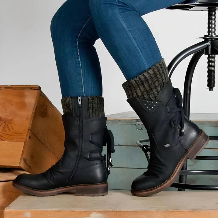 Maunara | Bottines Cuir Élégantes pour Femmes