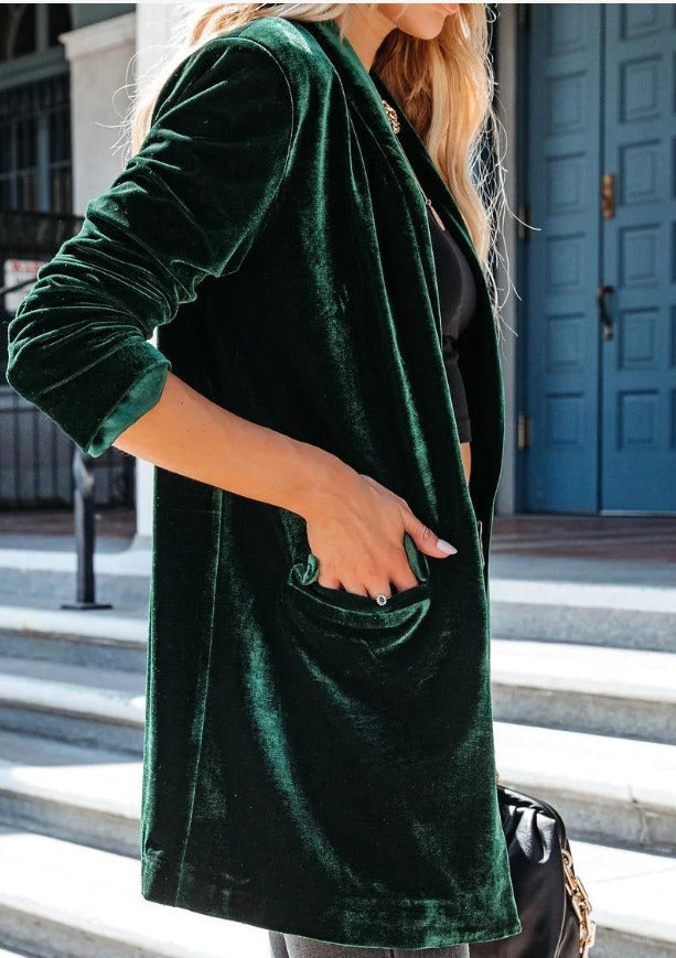 Veunasa | Blazer en velours