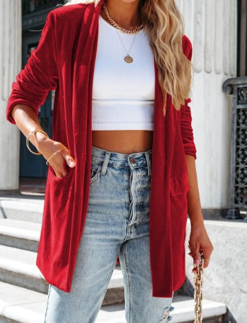 Veunasa | Blazer en velours