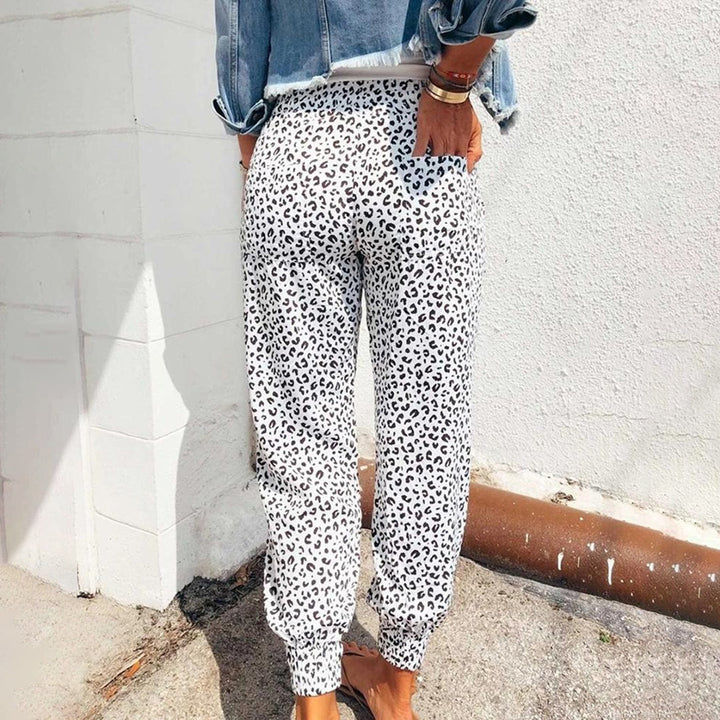 Moirana | Pantalon avec motif léopard