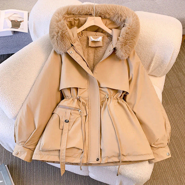 Oaynexa | Manteau d'hiver élégant avec col en fourrure