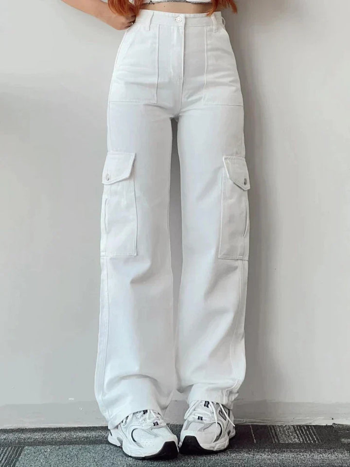 Niellexa | Pantalon cargo urbain classique pour femmes