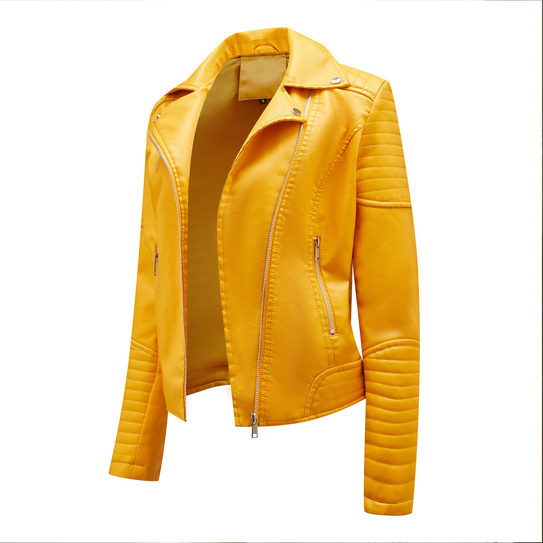 Raaraxa | Veste en cuir élégante pour femmes