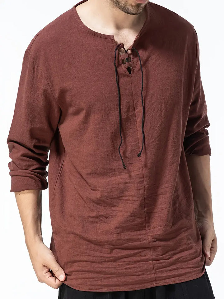 Moirar | Élégant Henley Décontracté pour Hommes