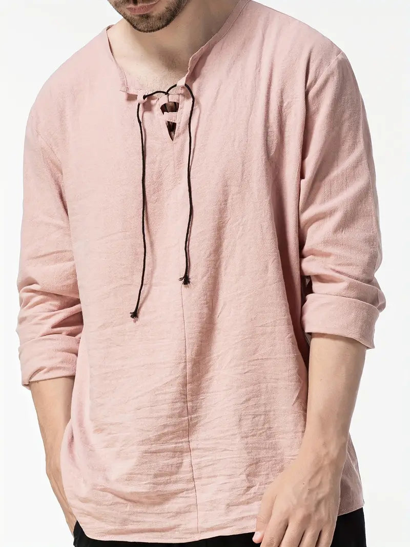 Moirar | Élégant Henley Décontracté pour Hommes