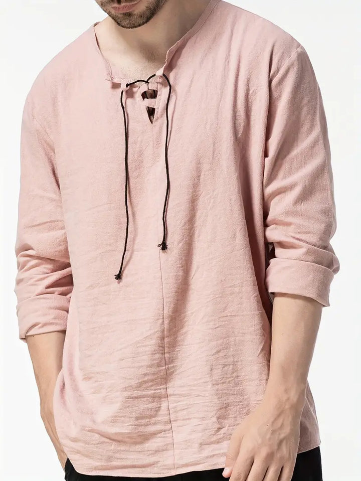 Moirar | Élégant Henley Décontracté pour Hommes