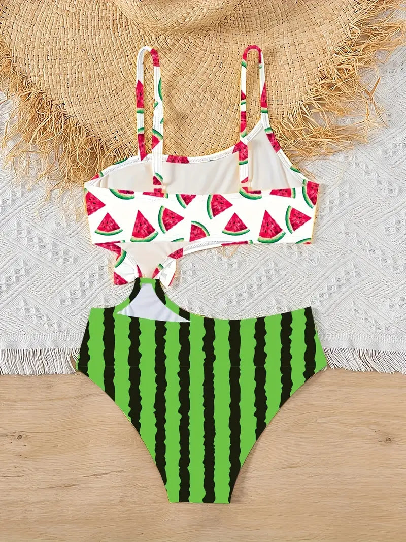 Moirama | Bikini une-pièce fleuri adorable pour femmes