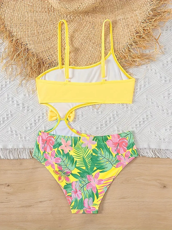Moirama | Bikini une-pièce fleuri adorable pour femmes
