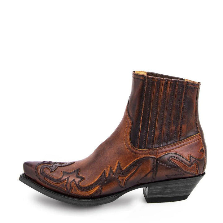 Selinel | Bottes Cowboy Neutres Couleur Peinte