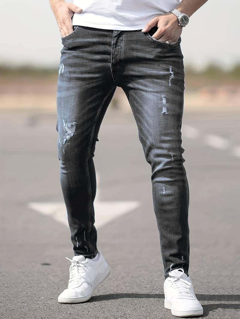 Rionnal | Jean slim stretch confortable pour hommes