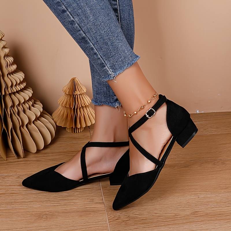 Soosiasa | Chaussures Plates Femme Polyvalentes À Bout Pointu
