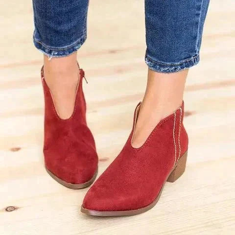 Siora | Bottines léopard à franges pour femmes