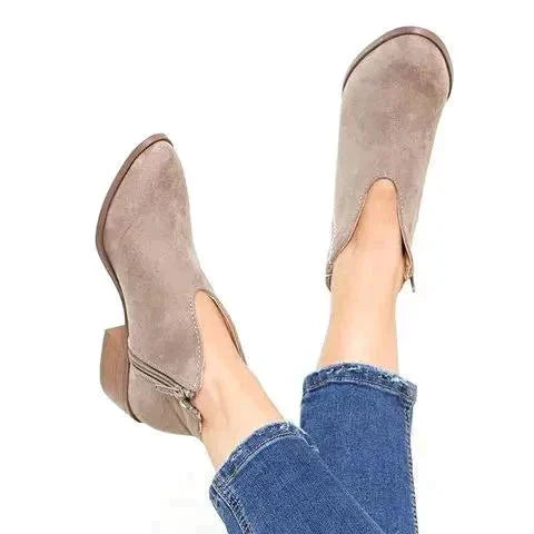 Siora | Bottines léopard à franges pour femmes