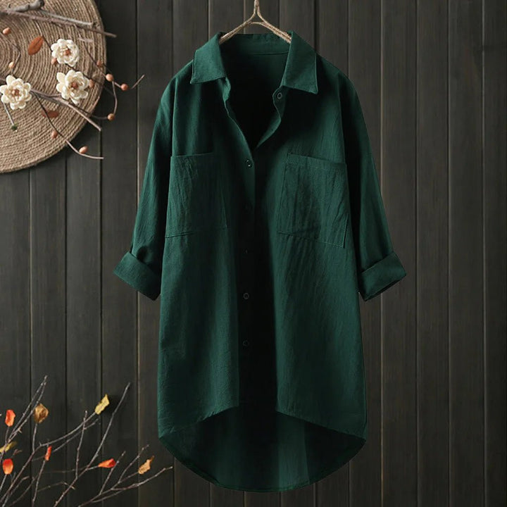 Roena | Blouse à manches longues avec coupe décontractée