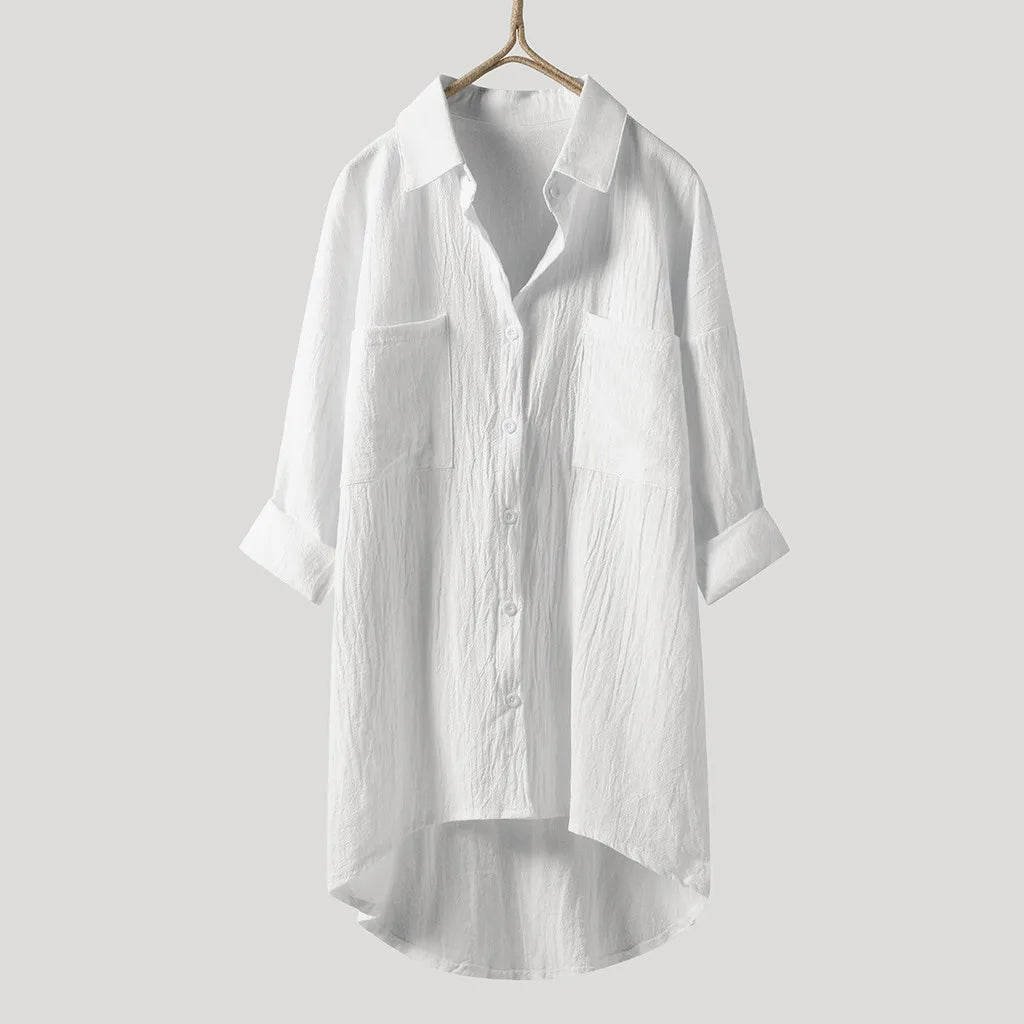 Roena | Blouse à manches longues avec coupe décontractée