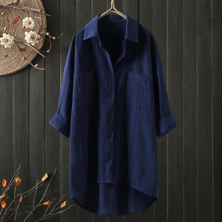 Roena | Blouse à manches longues avec coupe décontractée