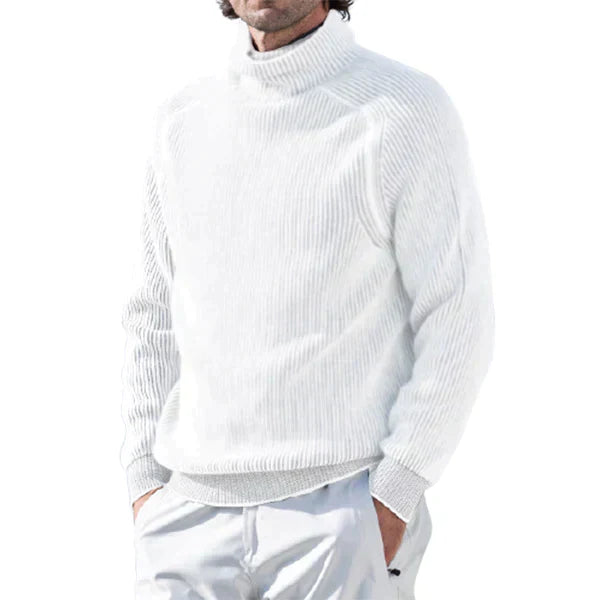 Luosias | Pull chaud avec col pour hommes