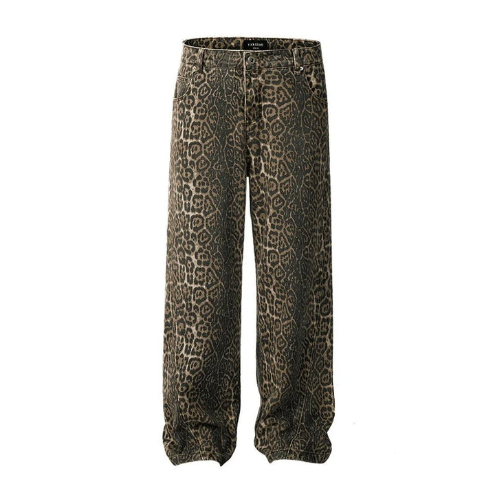 Naliasa | Jean léopard vintage pour femme