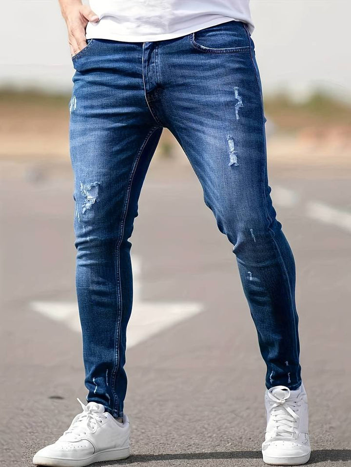 Rionnal | Jean slim stretch confortable pour hommes