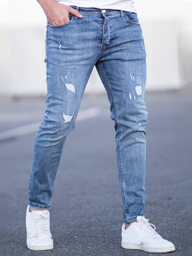 Rionnal | Jean slim stretch confortable pour hommes