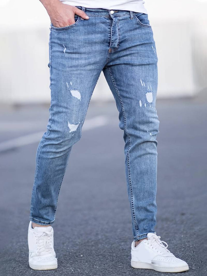 Rionnal | Jean slim stretch confortable pour hommes