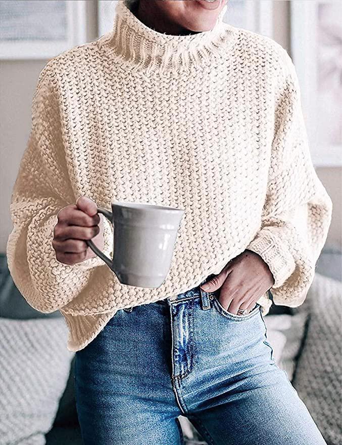 Sariasa | Pull col montant élégant pour femmes