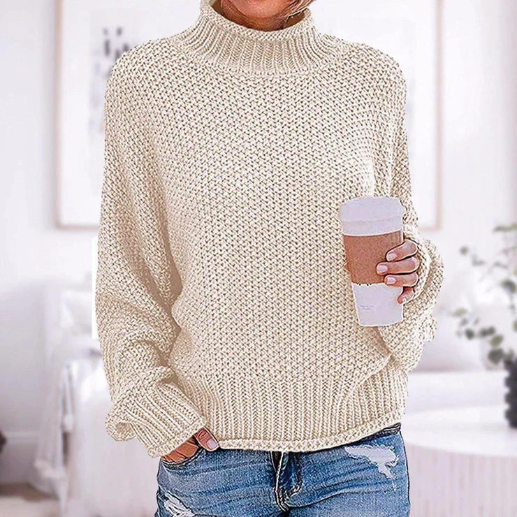 Sariasa | Pull col montant élégant pour femmes