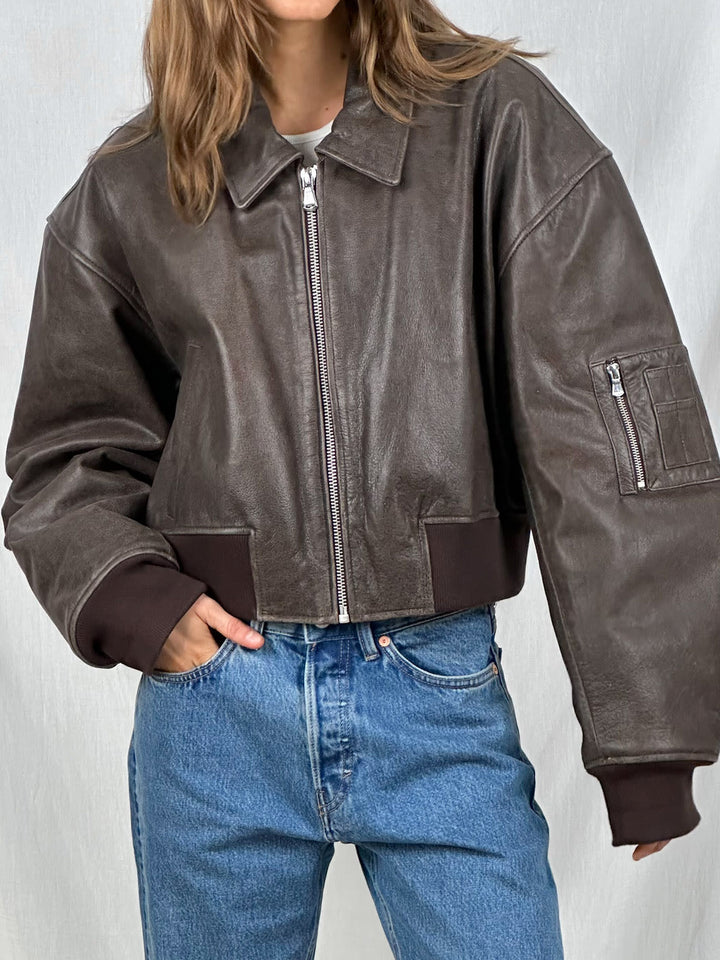 Moosiala | Veste en cuir élégante pour femmes