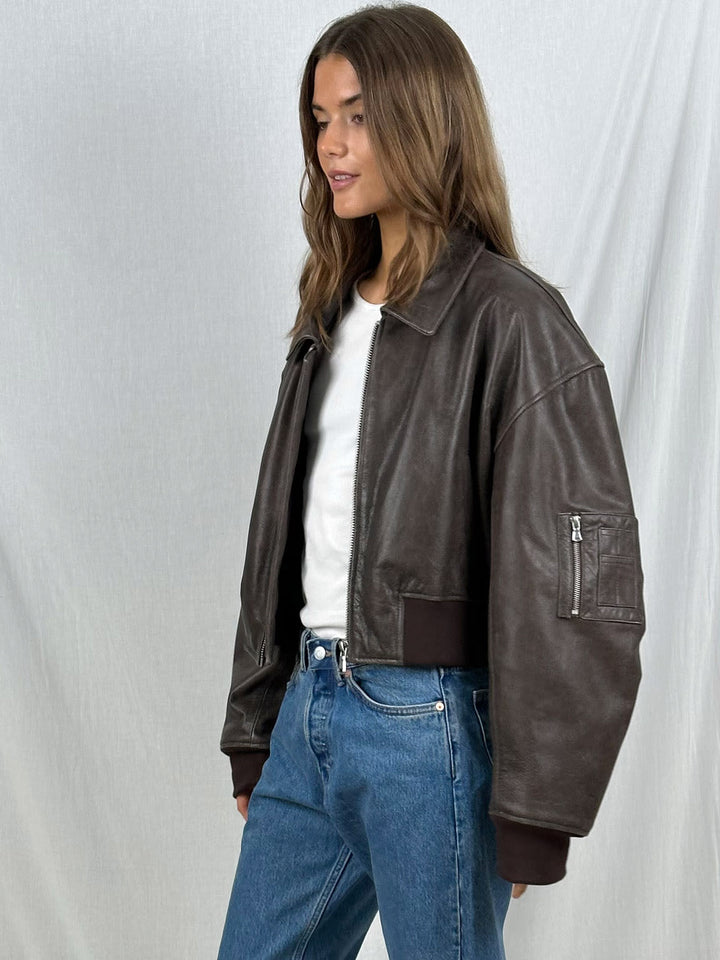 Moosiala | Veste en cuir élégante pour femmes